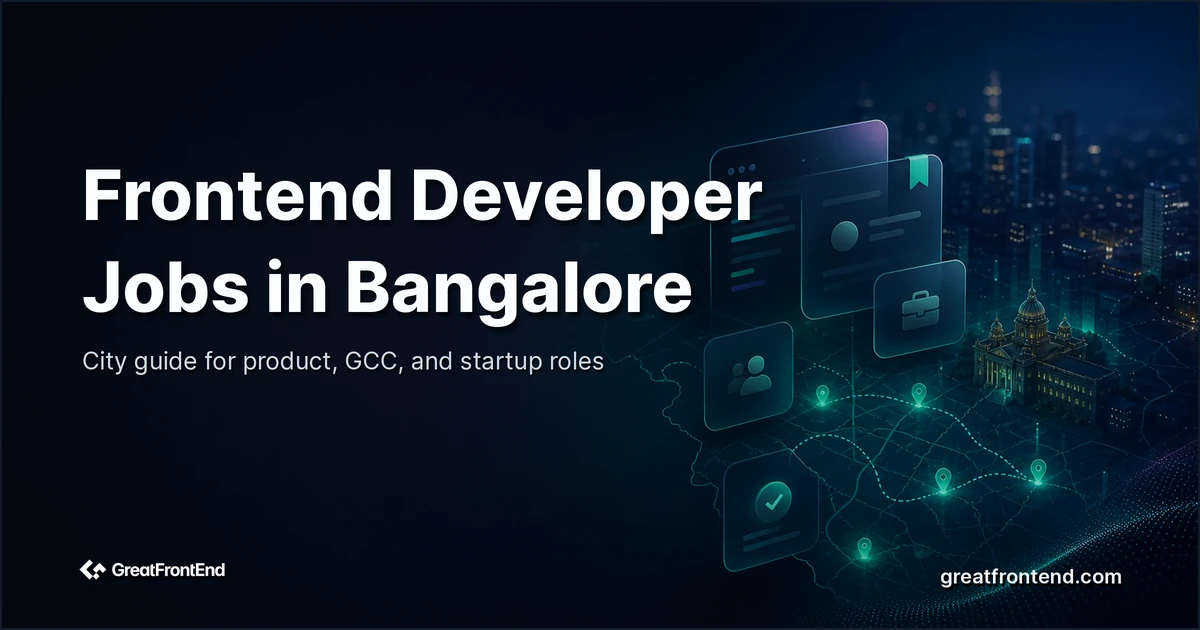 Frontend Developer Jobs in Bangalore: How to Land One in 2026