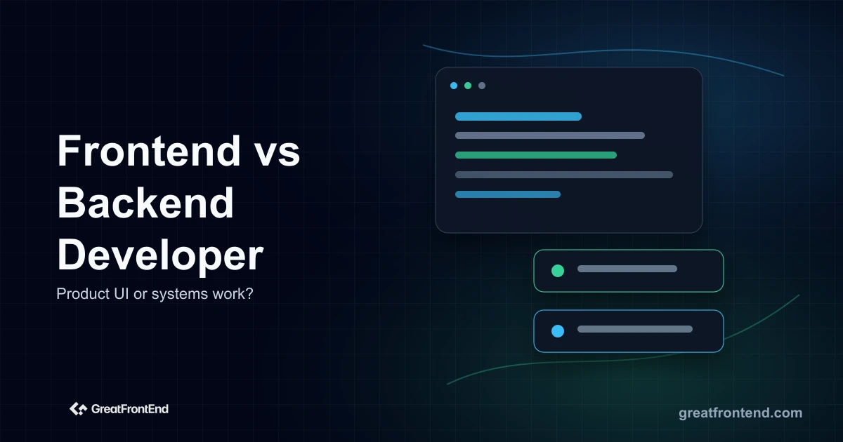 Frontend vs Backend Developer in 2026: Which Career Path Wins?