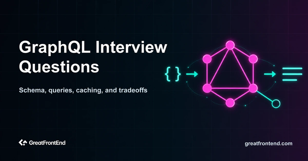 GraphQL Interview Questions: From Queries to Caching (2026)