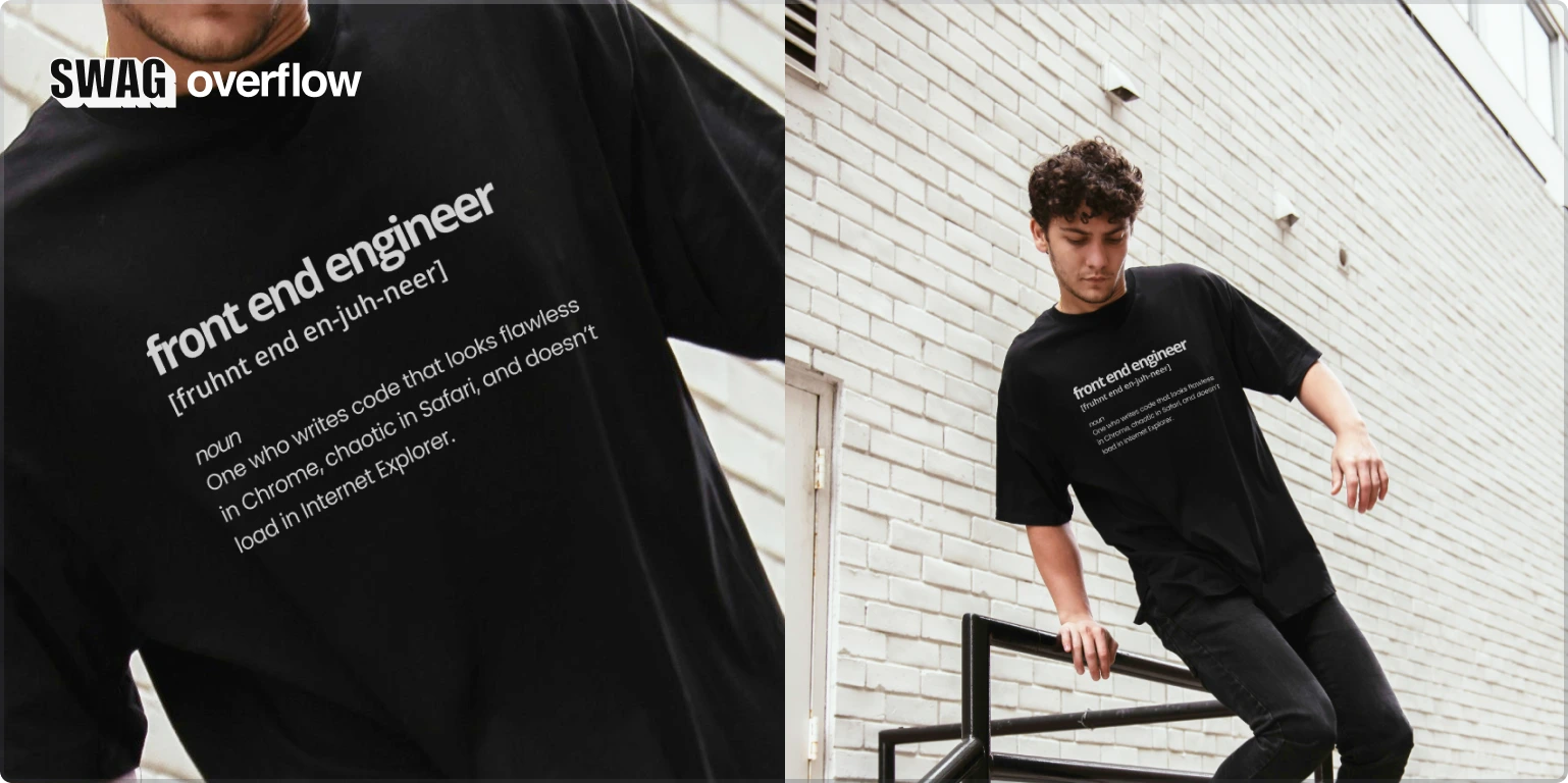 The Component Library Procrastinator Tee — Why reuse when you can rebuild?