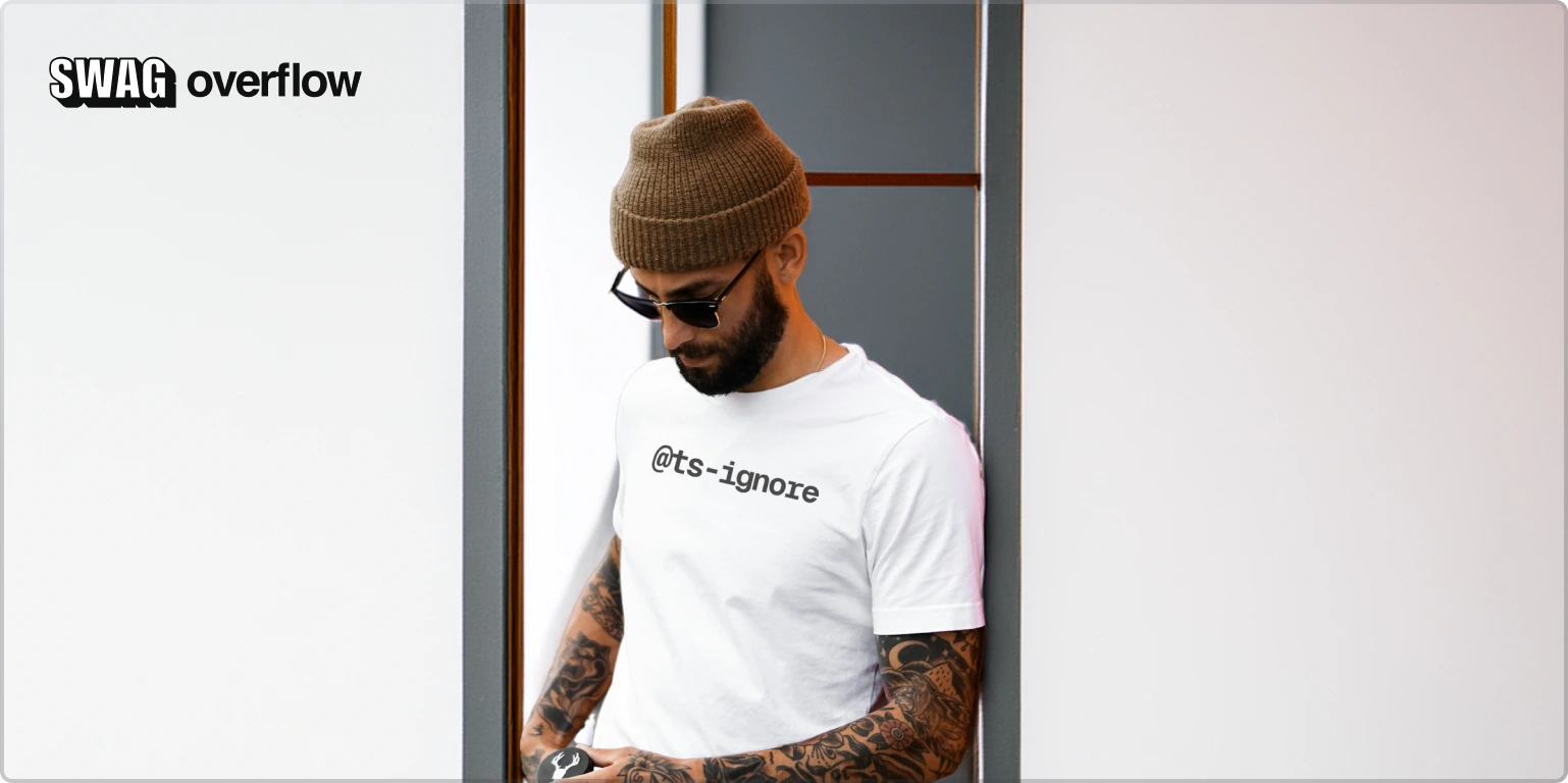 The @ts-ignore Tee — Ship now, fix never